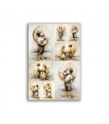 GF-BABY-040. Carta di riso grande formato