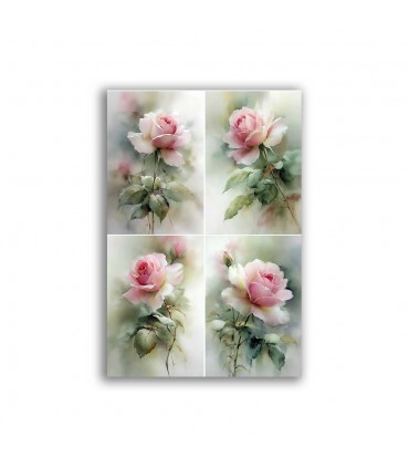 GF-FLOWERS-119. Rice paper large format