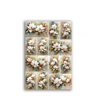 GF-FIORI-132. Carta di riso grande formato