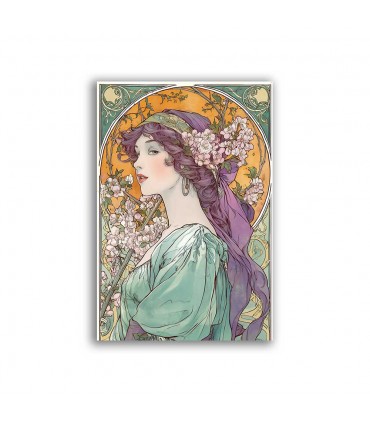 GF-ART NOUVEAU-060. Rice paper large format