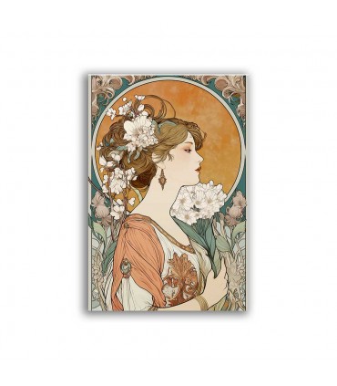 GF-ART NOUVEAU-061. Carta di riso grande formato