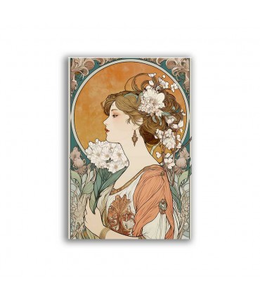 GF-ART NOUVEAU-062. Carta di riso grande formato