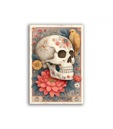 GF-CALAVERAS-048. Papel de arroz de gran tamaño