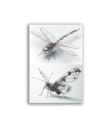 GF-STEAMPUNK-015. Carta di riso grande formato