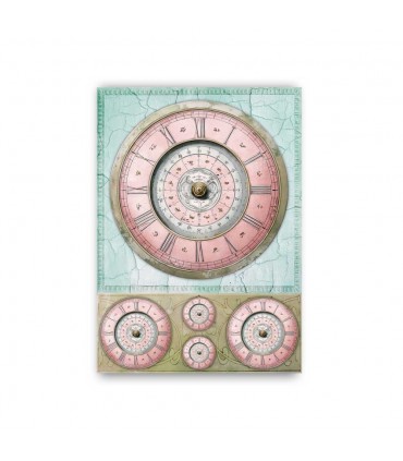 GF-RELOJES-053. Papel de arroz de gran tamaño