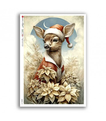 ANIMALS-0290. Animals Rice Paper for decoupage.