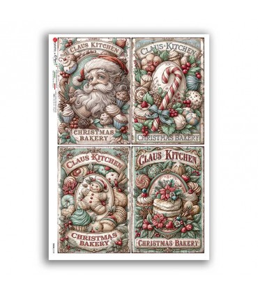 FOOD-0188. Carta di riso cucina per decoupage.