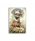 GF-ANIMALS-127. Carta di riso grande formato