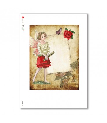 ALBUM-L-0066. Rice Paper album for decoupage.