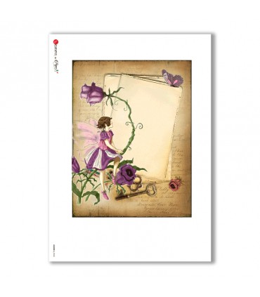 ALBUM-L-0068. Carta di riso album per decoupage.