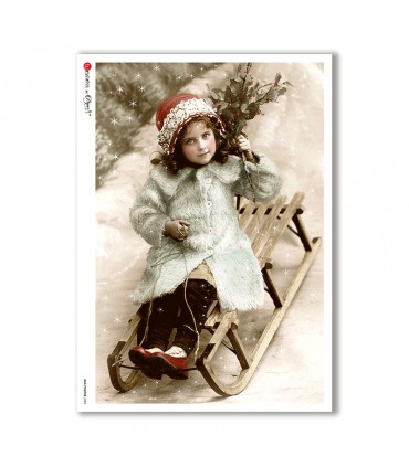 OLD-PHOTOS-0006. Victorian Rice Paper for decoupage.