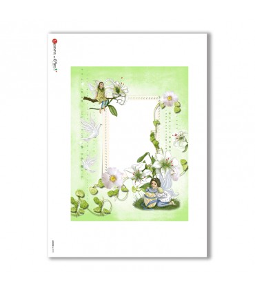 ALBUM-L-0070. Rice Paper album for decoupage.