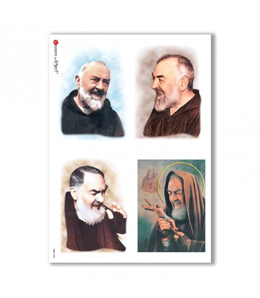 CULT-0003. Carta di riso sacra per decoupage.