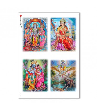 CULT-0006. Holy Rice Paper for decoupage.