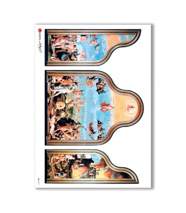 CULT-0015. Carta di riso sacra per decoupage.