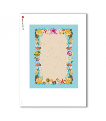 ALBUM-L-0073. Rice Paper album for decoupage.