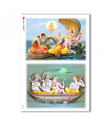 CULT-0019. Carta di riso sacra per decoupage.