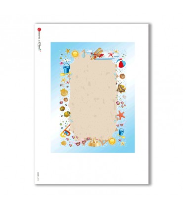 ALBUM-L-0074. Rice Paper album for decoupage.