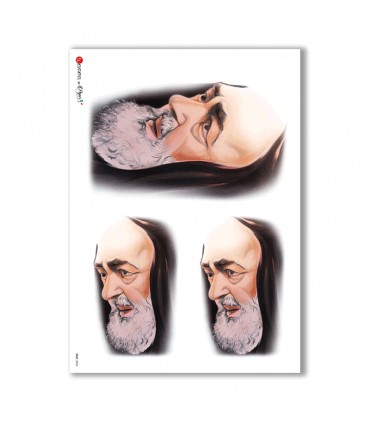 CULT-0024. Carta di riso sacra per decoupage.