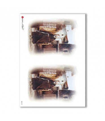 CULT-0025. Carta di riso sacra per decoupage.