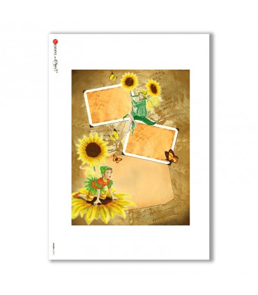 ALBUM-L-0075. Rice Paper album for decoupage.