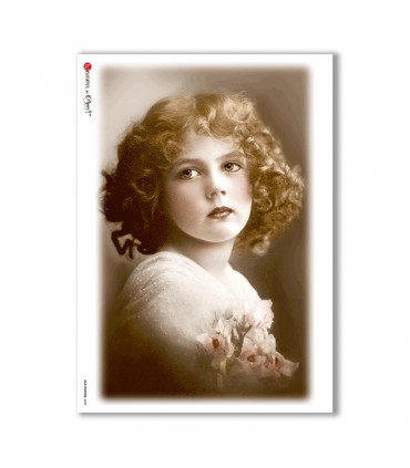 OLD-PHOTOS-0033. Carta di riso vittoriana per decoupage.