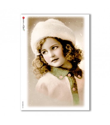 OLD-PHOTOS-0035. Carta di riso vittoriana per decoupage.