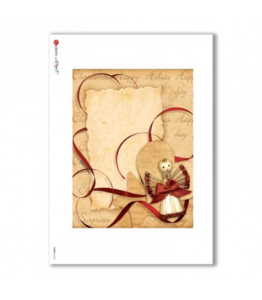 ALBUM-L-0078. Rice Paper album for decoupage.