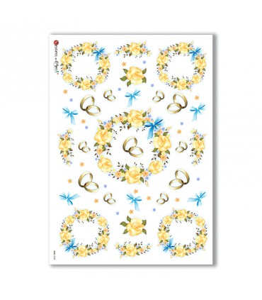 CULT-0039. Carta di riso sacra per decoupage.