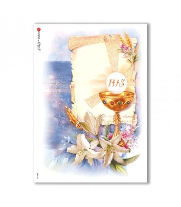 CULT-0041. Papel de Arroz sacras para decoupage.