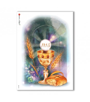 CULT-0043. Papel de Arroz sacras para decoupage.