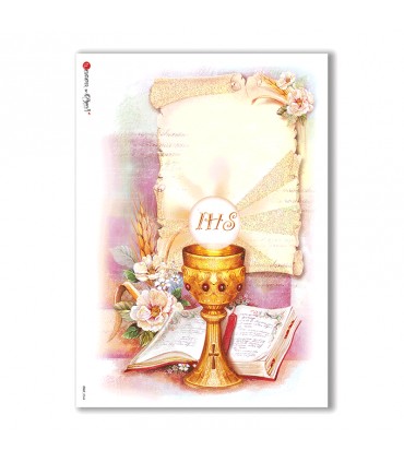 CULT-0044. Carta di riso sacra per decoupage.