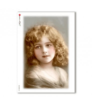 OLD-PHOTOS-0058. Carta di riso vittoriana per decoupage.