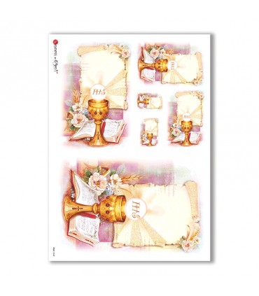 CULT-0048. Holy Rice Paper for decoupage.