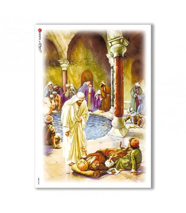 CULT-0052. Papel de Arroz sacras para decoupage.