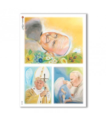 CULT-0054. Papel de Arroz sacras para decoupage.