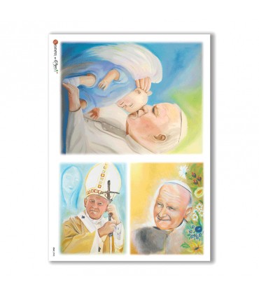 CULT-0055. Papel de Arroz sacras para decoupage.