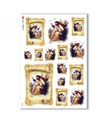 CULT-0057. Holy Rice Paper for decoupage.