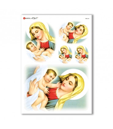 CULT-0061. Carta di riso sacra per decoupage.