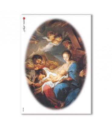 CULT-0067. Papel de Arroz sacras para decoupage.