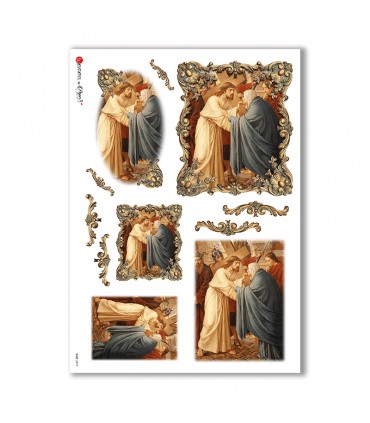 CULT-0079. Holy Rice Paper for decoupage.