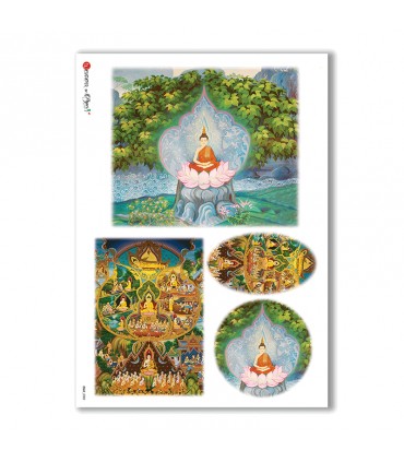 CULT-0082. Holy Rice Paper for decoupage.