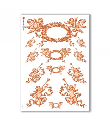 CULT-0090. Carta di riso sacra per decoupage.