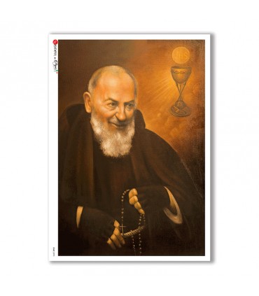 CULT-0093. Carta di riso sacra per decoupage.