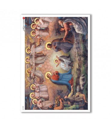 CULT-0098. Papel de Arroz sacras para decoupage.