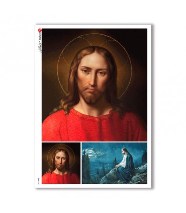 CULT-0100. Carta di riso sacra per decoupage.