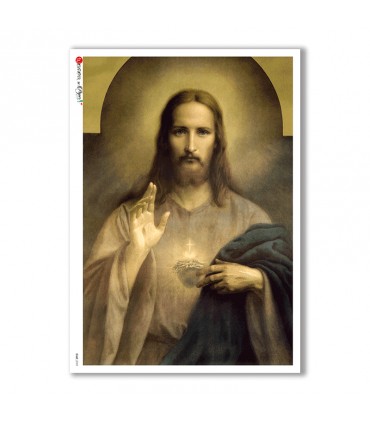 CULT-0101. Carta di riso sacra per decoupage.