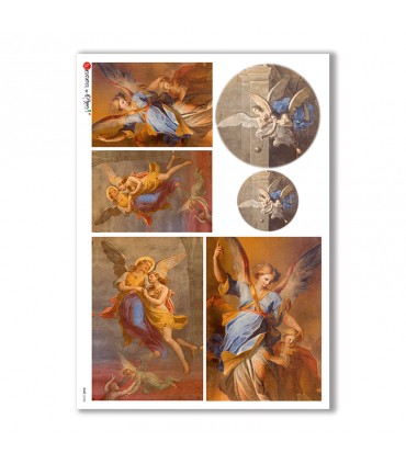 CULT-0104. Carta di riso sacra per decoupage.