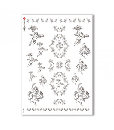 CULT-0108. Papel de Arroz sacras para decoupage.