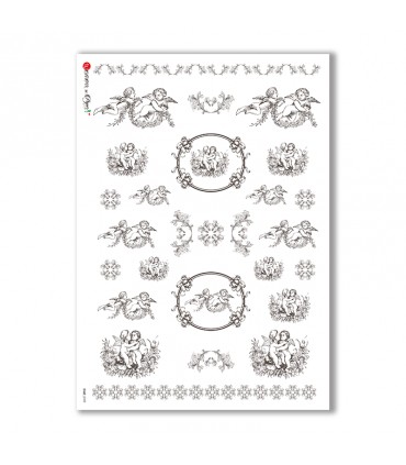 CULT-0109. Carta di riso sacra per decoupage.